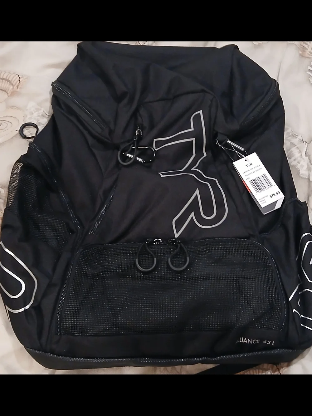 Black 'Alliance 45L' Sports Backpack